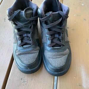 Nike Black and Dark Gray Athletic Shoes